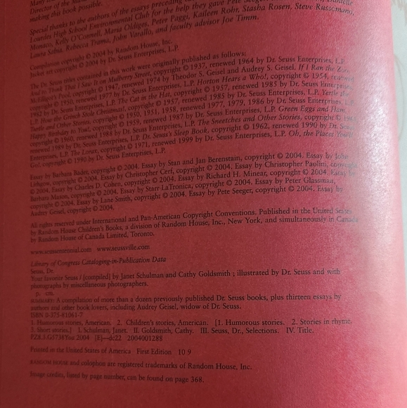 Vintage 1st Edition Your Favorite Seuss Book - Picture 5 of 14